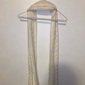 White Hollister scarf